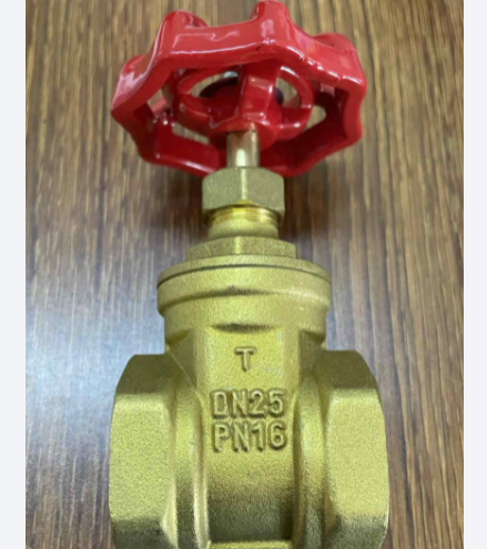 PN16 Handle Wheel Brass Body Brass Disc Gate Valve PN16