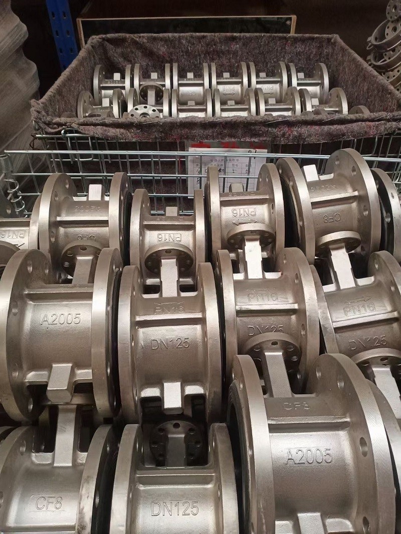 CF8 Flange Butterfly Valve Body 
