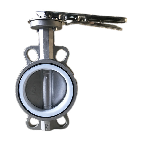 Stainless Steel PTFE Seal Wafer Butterfly Valve