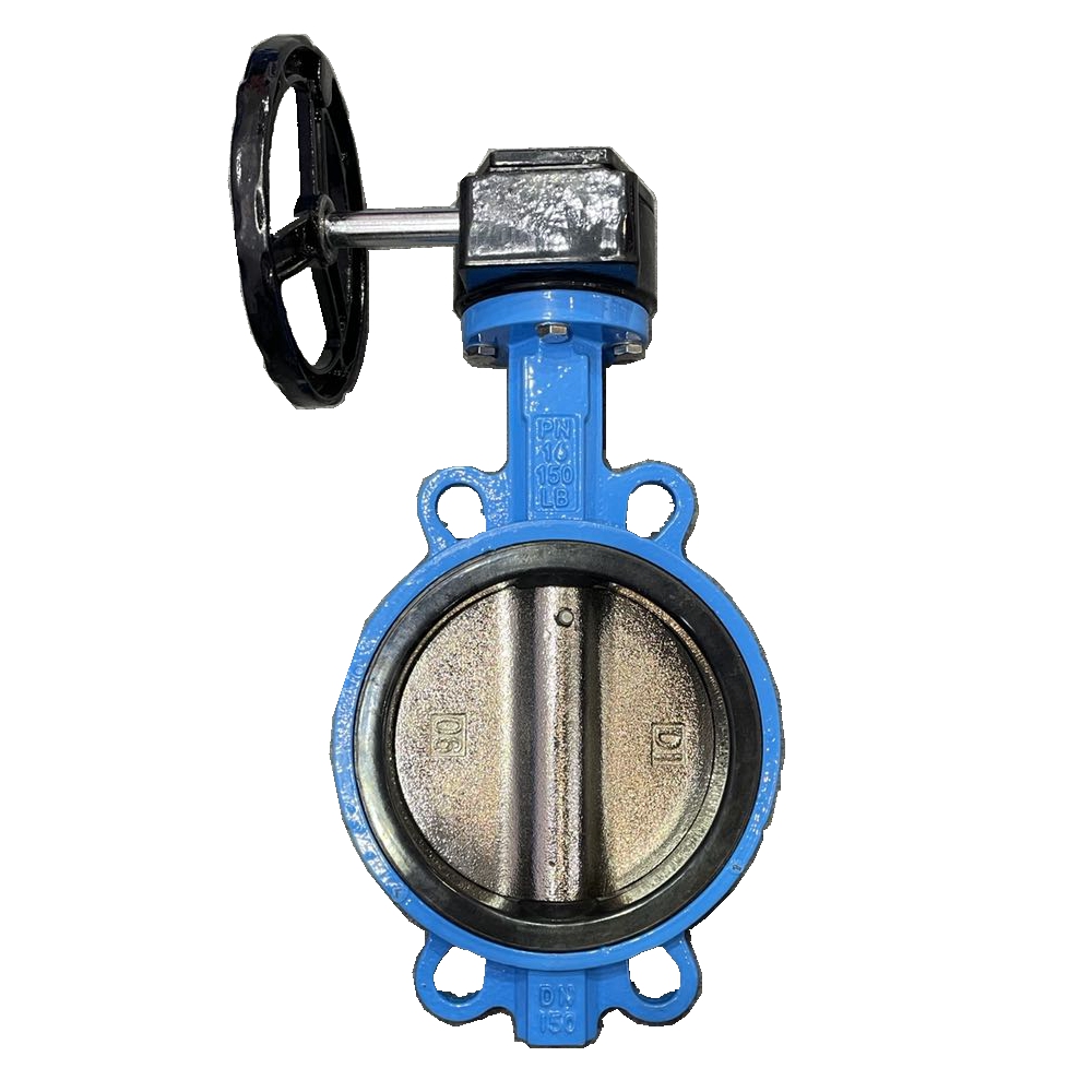 DI Butterfly Valve Gear Box Ductile iron Body and Disc PN16/150LB