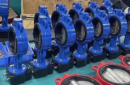 TANGGU GENERALFinished the Assembly of Butterfly Valves