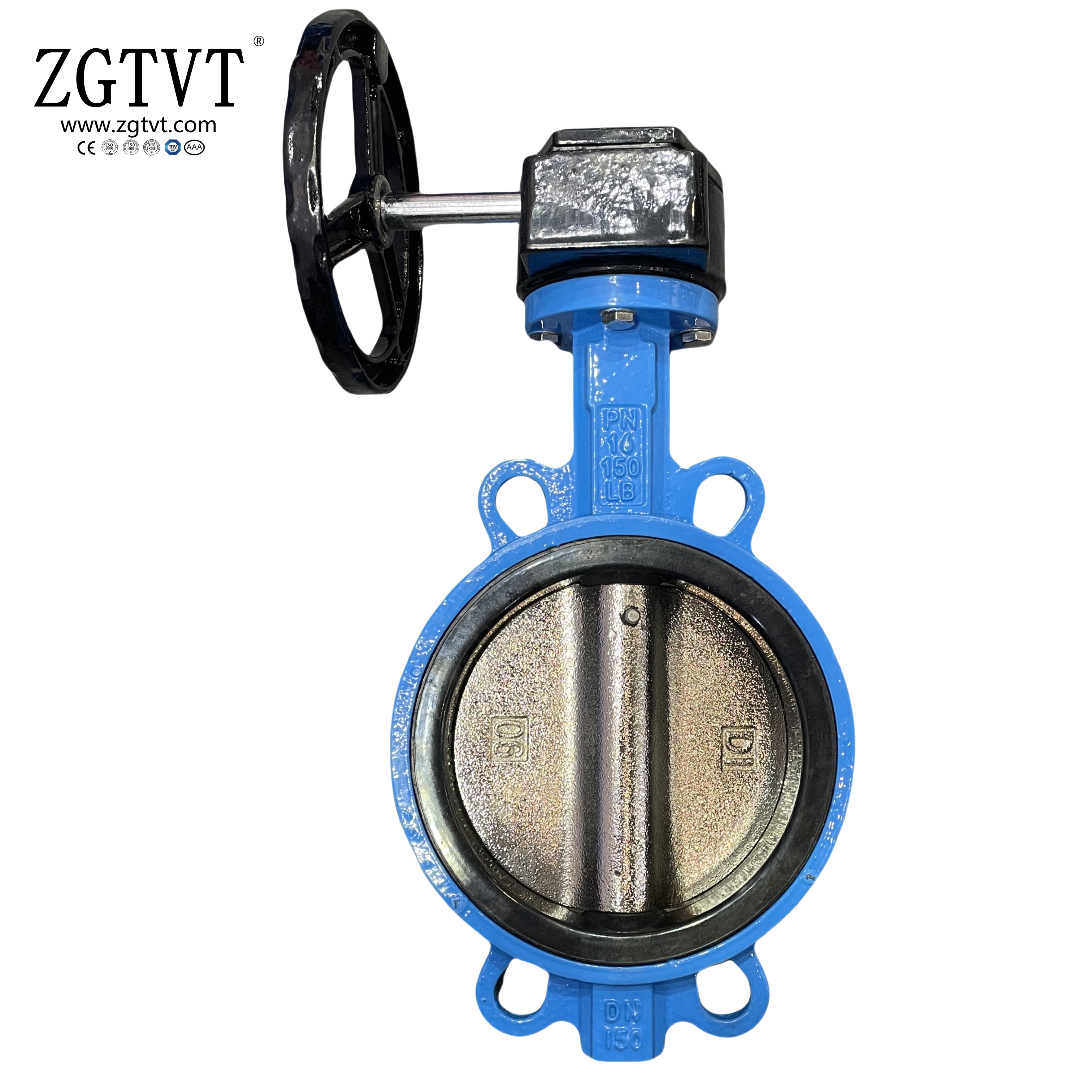 Handle Ductile Iron Wafer Type Butterfly Valve